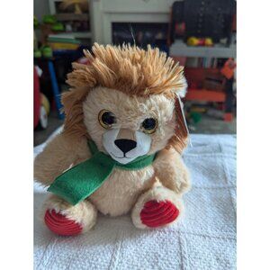 Holiday Time Walmart Lion Plush Stuffed Toy Tan Sitting New NWT 2022